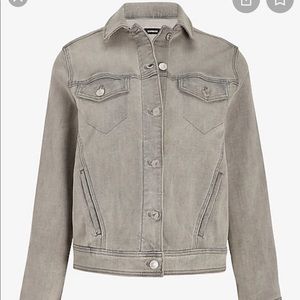 Gray Express Trucker Denim Jacket XL